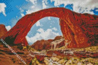 Utah Rainbow Bridge diamond painting