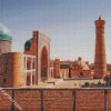 Uzbekistan Bukhara Kalan Mosque diamond painting