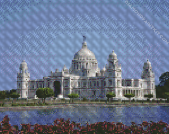 Victoria Memorial Kolkata diamond painting