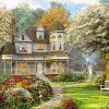 Victorian House Garden diamond painting