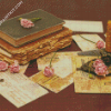 Vintage Books And Candles diamond painting