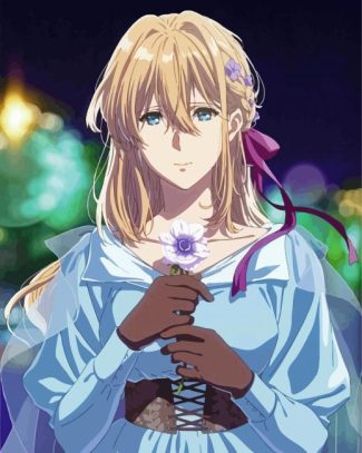 Violet Evergarden Anime Girl diamond painting