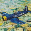 Vought F4U Corsair Fighter Aircraft diamond painting