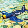 Vought F4U Corsair Fighter Aircraft diamond painting