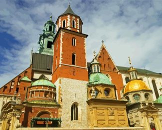 Wawel Cathedral Krakow diamond painting