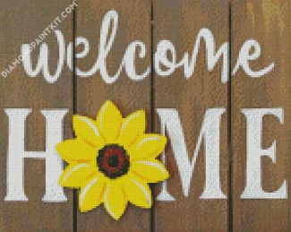 Welcome Home diamond painting