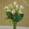 White Calla Lilies Bouquet diamond painting