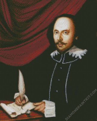 William Shakespeare Playwright diamond painting