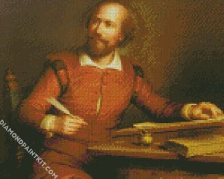 William Shakespeare Poet diamond painting