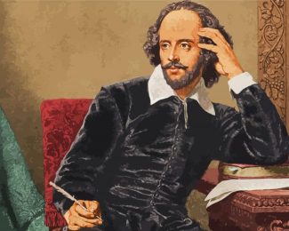 William Shakespeare diamond painting