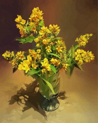 Yellow Phlox Vase diamond painting