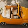 Yellow Vintage Fiat diamond painting