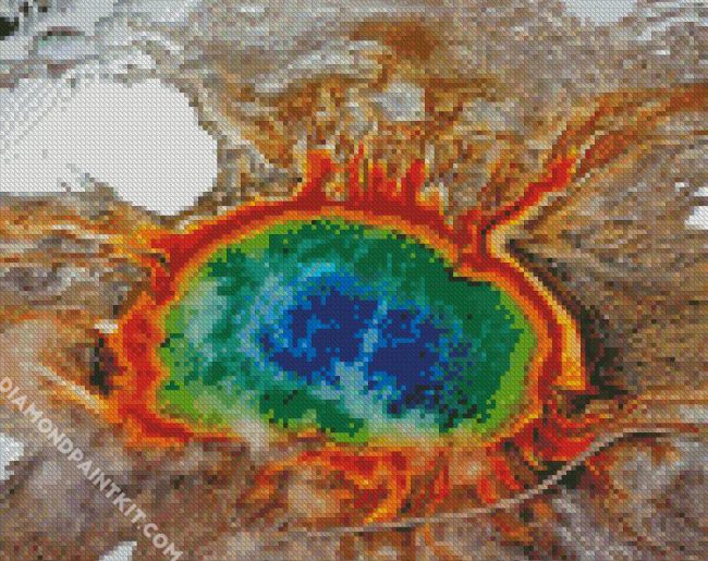 Yellowstone National Park diamond painting