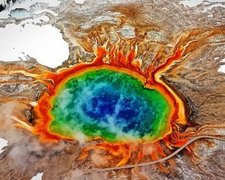 Yellowstone National Park diamond painting