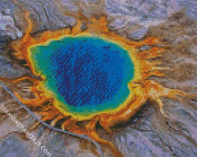 Yellowstone Volcano diamond painting