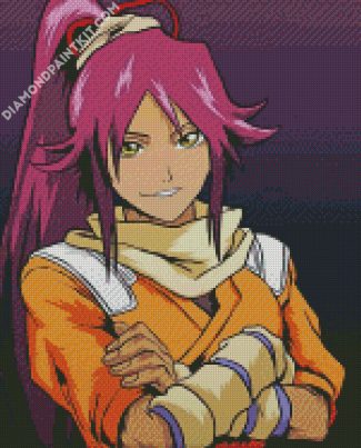 Yoruichi Shihouin Bleach Anime diamond painting