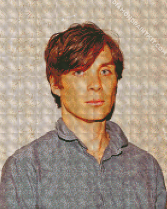 Young Cillian Murphy diamond painting