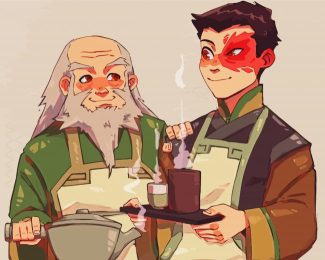 Zuko And Iroh diamond painting