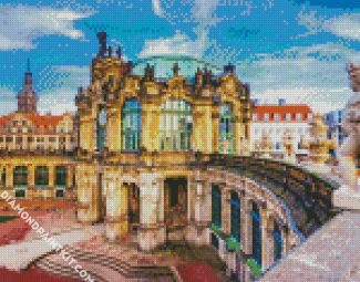 Zwinger Dresden Germany diamond painting