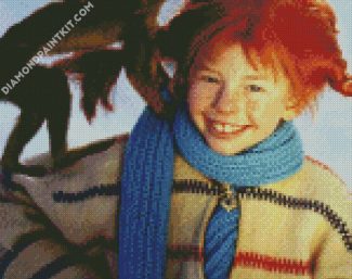 Adorable Pippi diamond painting