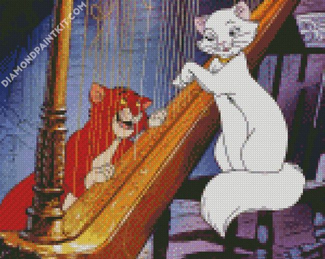 Aesthetic The Aristocats diamond painting