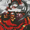 Aesthetic Kurumi Tokisaki diamond painting