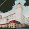 Aesthetic Bratislava Castle Slovakia diamond painting