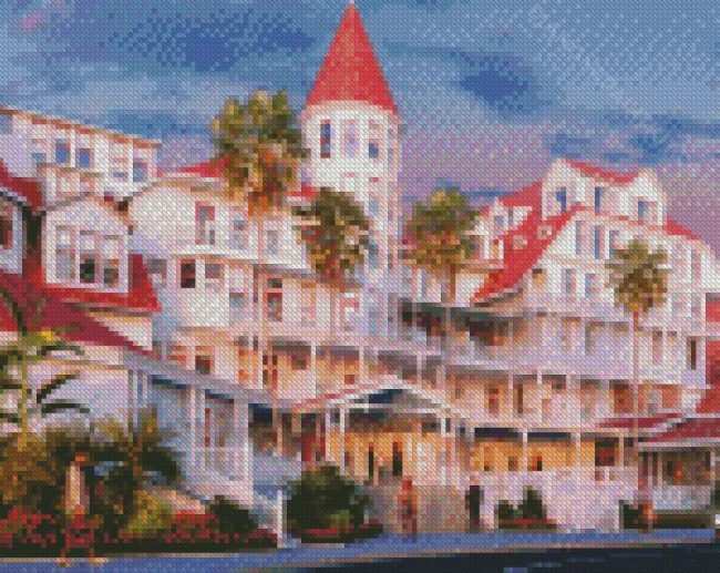 Aesthetic Coronado Island diamond painting