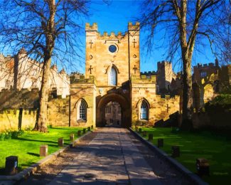 Aesthetic Durham Castle diamond Painting