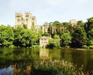 Aesthetic Durham Cathedral diamond painting