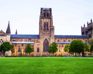 Aesthetic Durham Cathedral Uk diamond painting