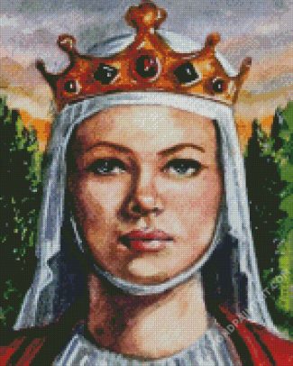 Aesthetic Eleanor Of Aquitaine diamond painting