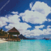 Aesthetic Flic En Flac Beach Mauritius diamond painting