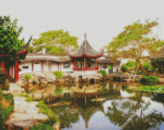 Aesthetic Humble Administrator's Garden diamond painting