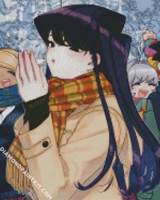 Aesthetic Komi Girl diamond painting