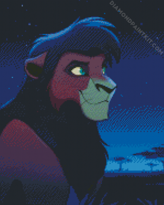 Aesthetic Kovu diamond painting