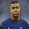 Aesthetic Kylian Mbappé diamond painting