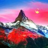 Aesthetic Matterhorn diamond painting