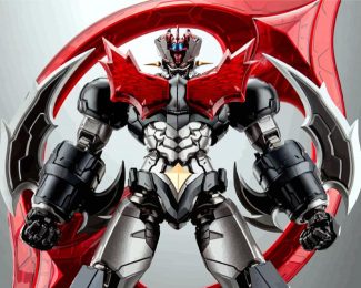 Aesthetic Mazinger diamond painting