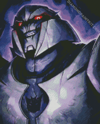 Aesthetic Megatron diamond painting