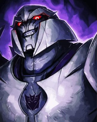 Aesthetic Megatron diamond painting