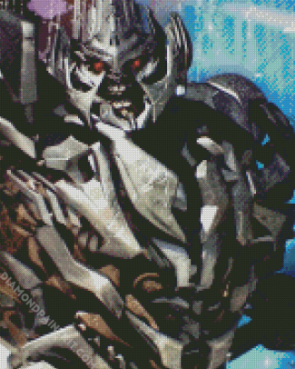 Aesthetic Megatron Illustration diamond painting