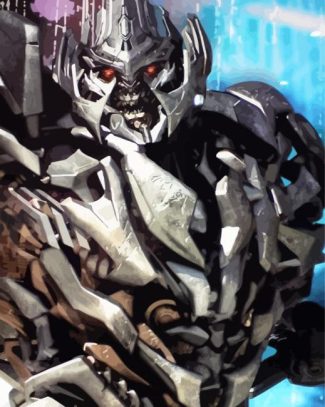 Aesthetic Megatron Illustration diamond painting