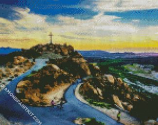 Aesthetic Mount Rubidoux Park Riverside diamond painting