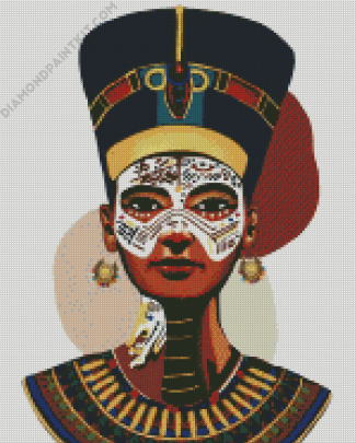 Aesthetic Nefretiti diamond painting