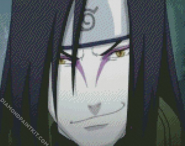 Aesthetic Orochimaru diamond painting