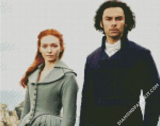 Aesthetic Poldark Illustration diamond painting