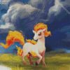 Aesthetic Ponyta diamond painting