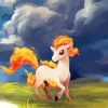 Aesthetic Ponyta diamond painting