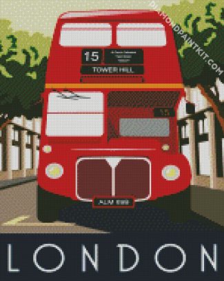 Aesthetic Routemaster diamond painting